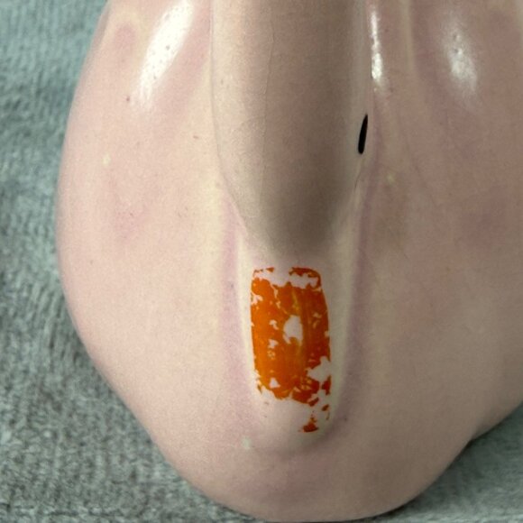 Vintage Pink Ceramic Swan Planter Vase Decor Housewares Container Trinket Dish - Picture 3 of 16